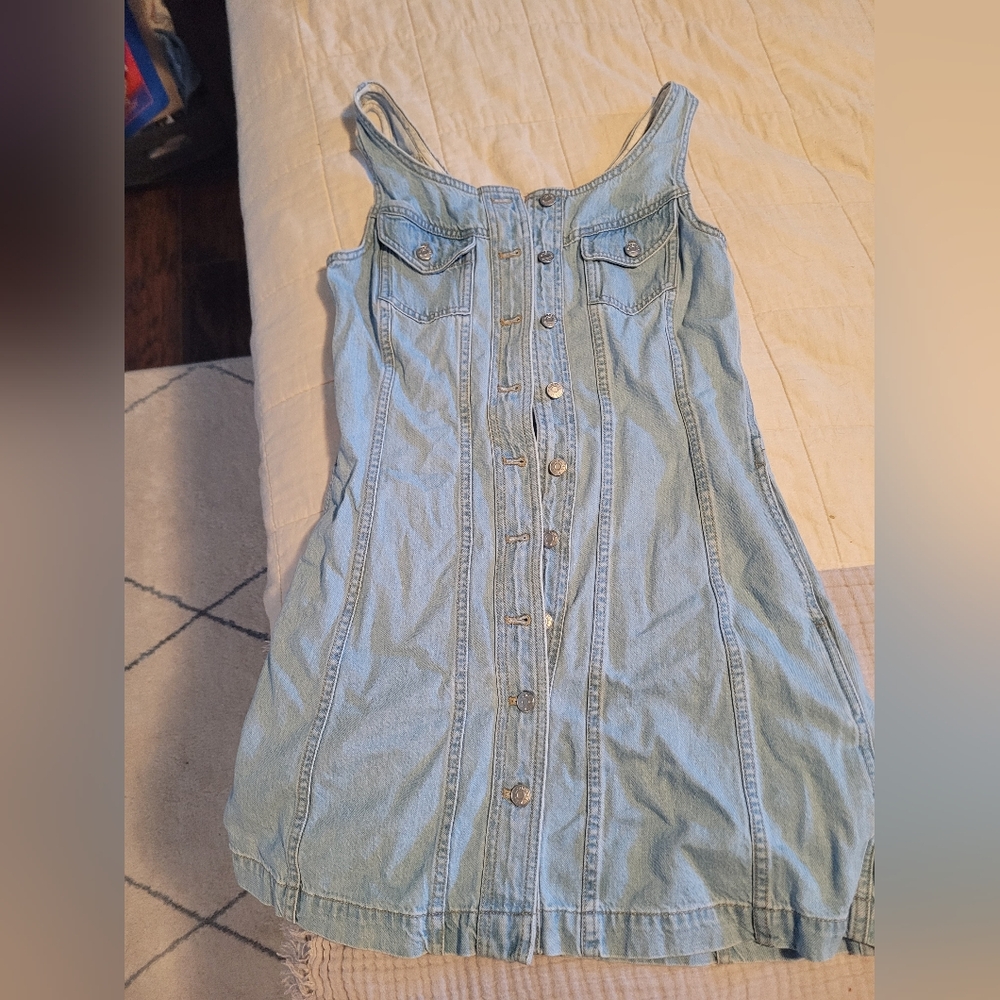 Madewell Denim Button-Down Dress